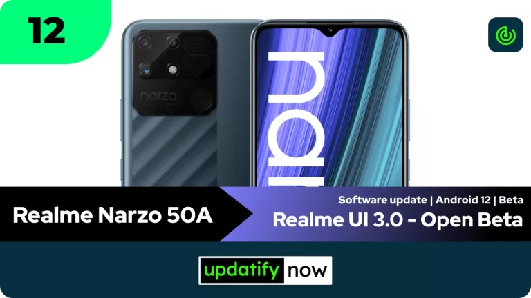 Realme Narzo 50A Open Beta with Realme UI 3.0