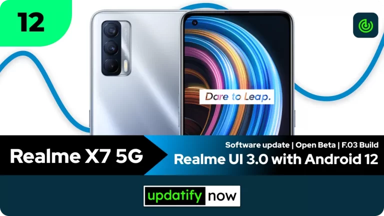Realme X7 5G: Realme UI 3.0 with Android 12 – Open Beta