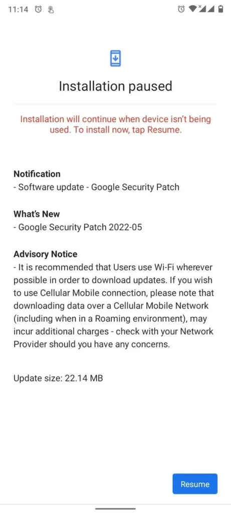 Nokia 5.4 May 2022 Security Patch