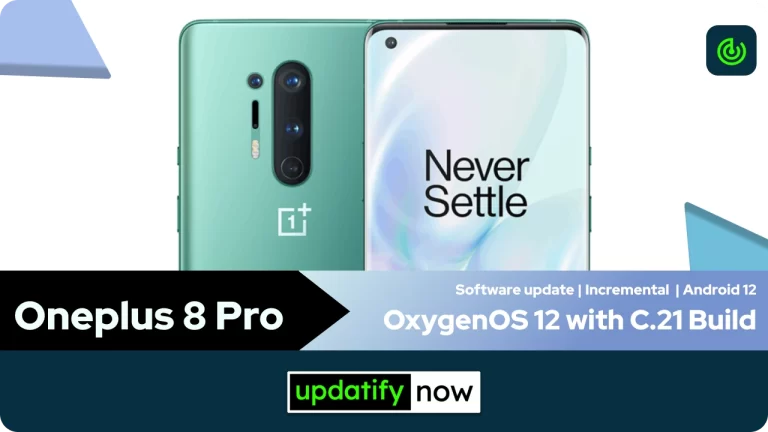 Oneplus 8 Pro: OxygenOS 12 Update with C.21 Build