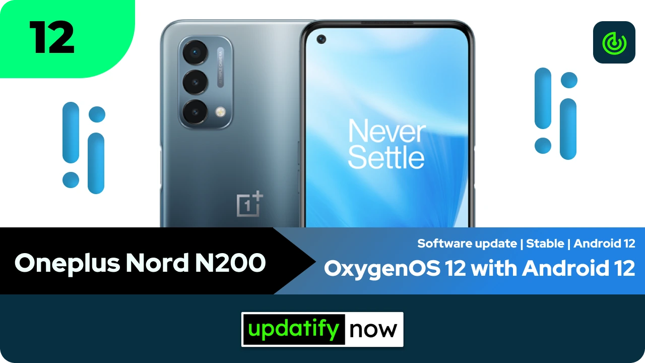 Oneplus Nord N200 OxygenOS 12 with Android 12 stable update