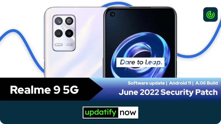 Realme 9 5G: June 2022 Security Patch with A.06 Build