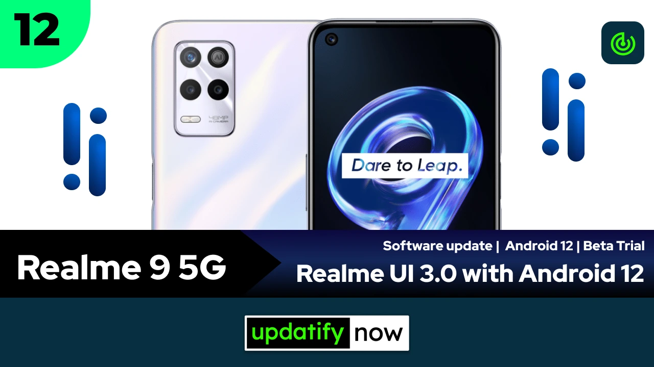 Realme 9 5G Realme UI 3.0 with Android 12 - Early Access