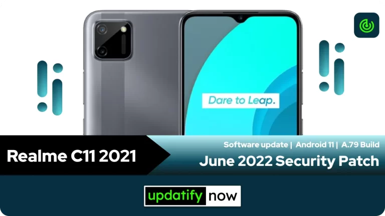 Realme C11 2021: June 2022 Security Patch with A.79 Build