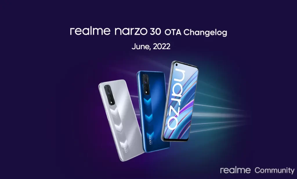 Realme Narzo 30 June 2022 Security Patch