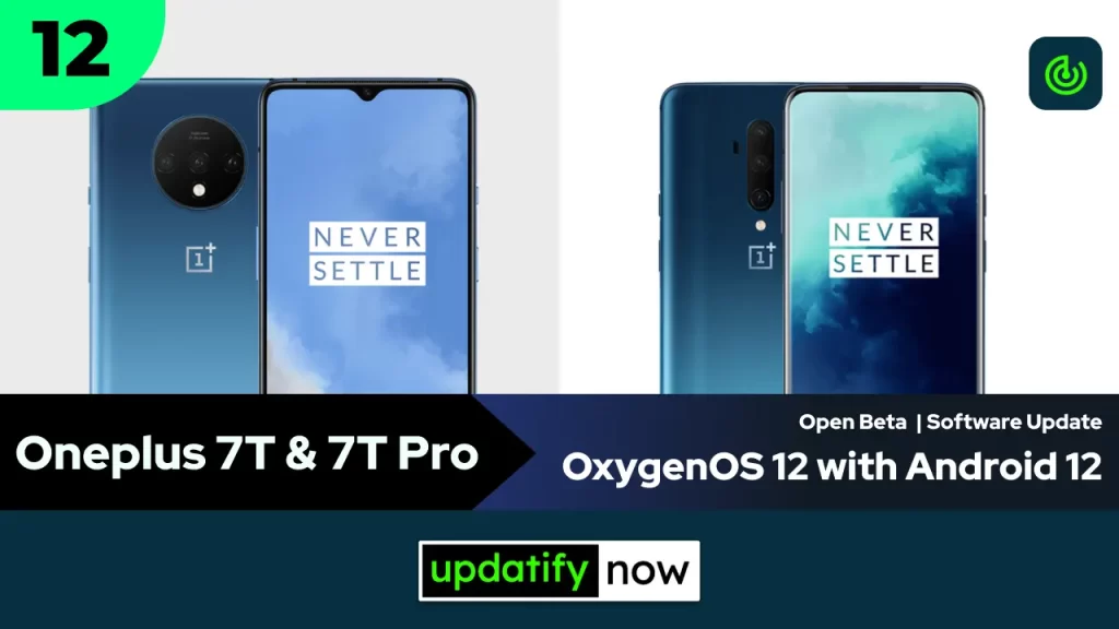 Oneplus 7T & Oneplus 7T Pro OxygenOS 12 with Android 12 - Open Beta