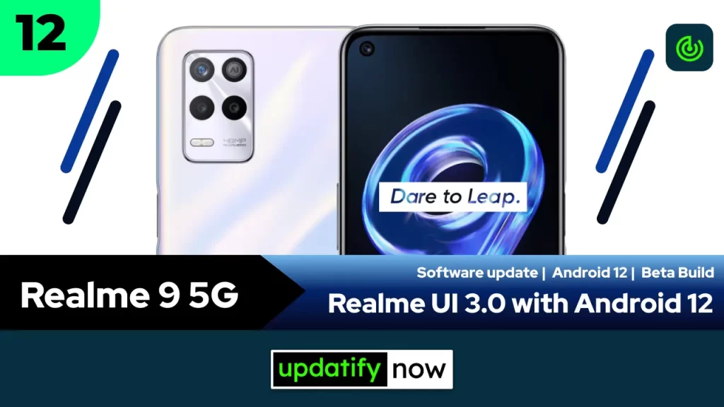 Realme 9 5G Realme UI 3.0 with Android 12 - Beta Build