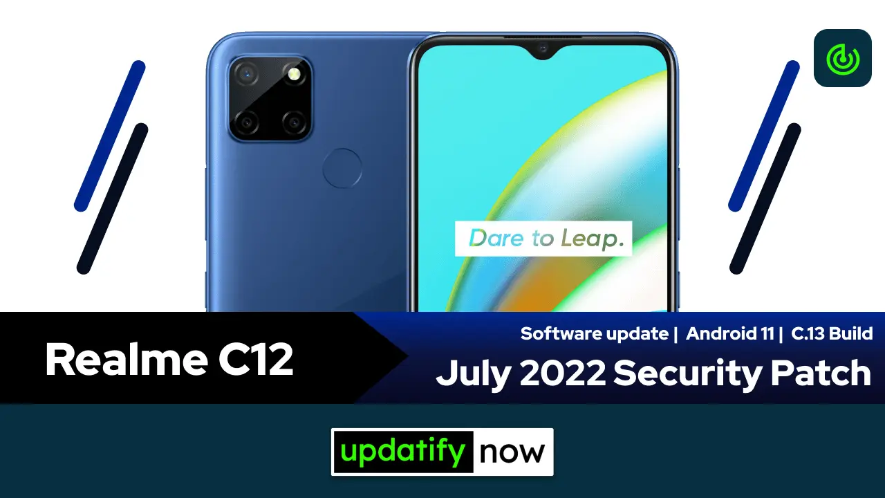 Realme C12 July 2022 Security Patch with C.13 Build