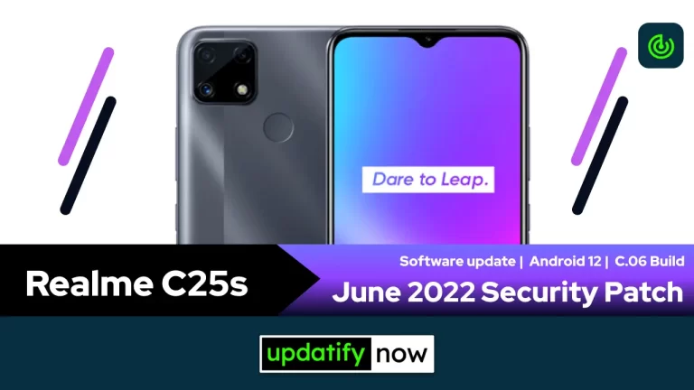 Realme C25s June 2022 Security Patch with C.06 Build