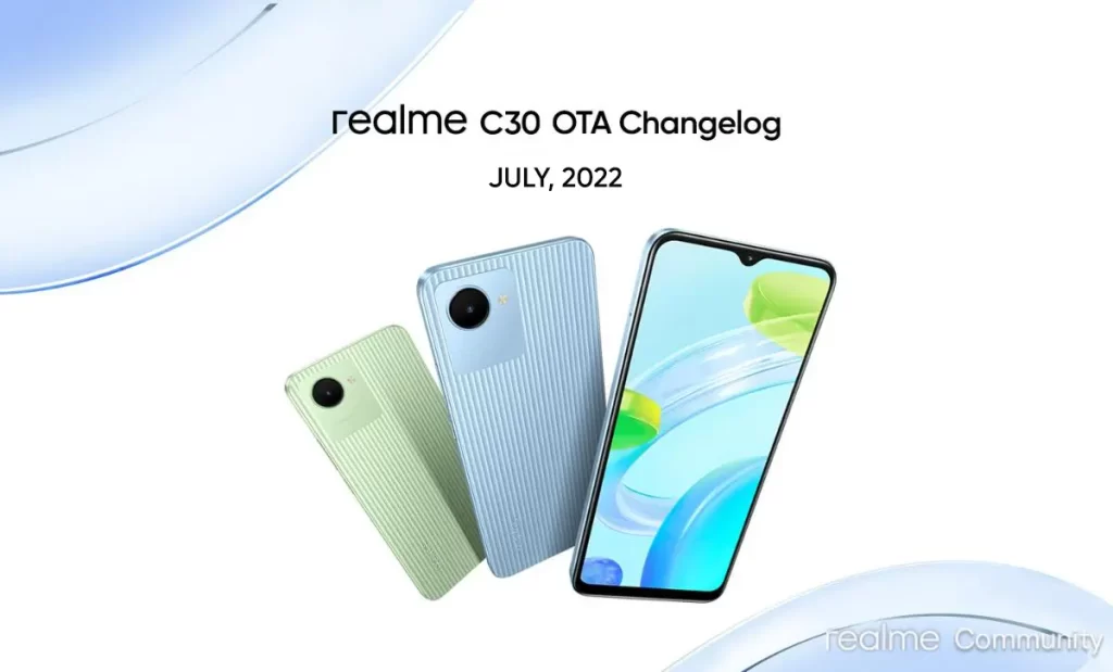 Realme C30 New Update - July 2022