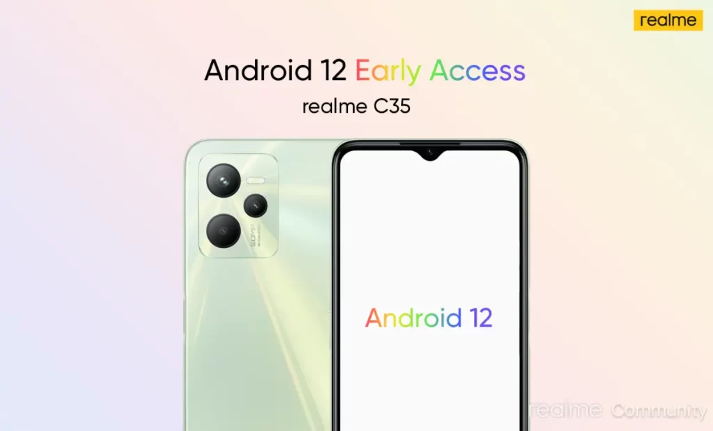 Realme C35 Realme UI 3.0 - Early Access