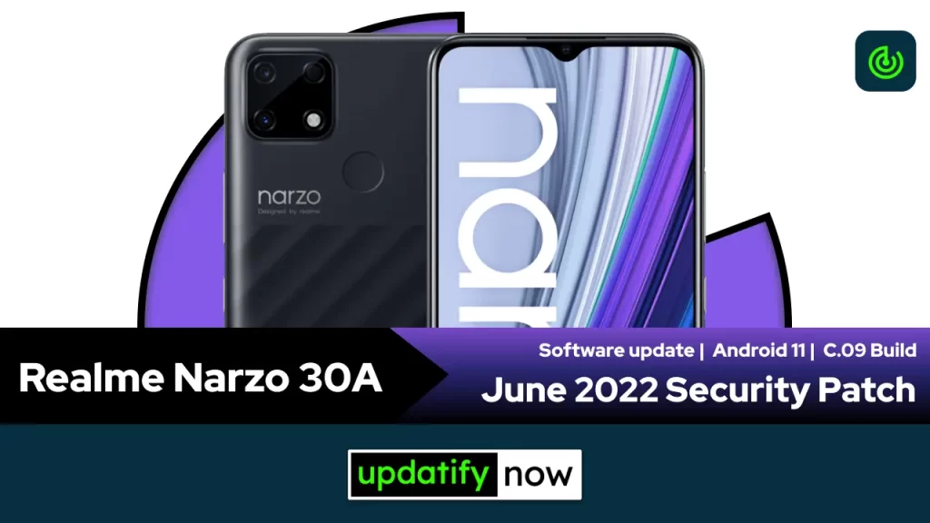 Realme Narzo 30A June 2022 Security Patch with C.09 Build